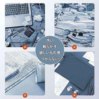 Amazon | ジッパー式ファイル袋 クリアファイル a4 ファイル